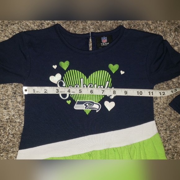 Seahawks| NFL Team Apparel| Kids Dress - Picture 2 of 5